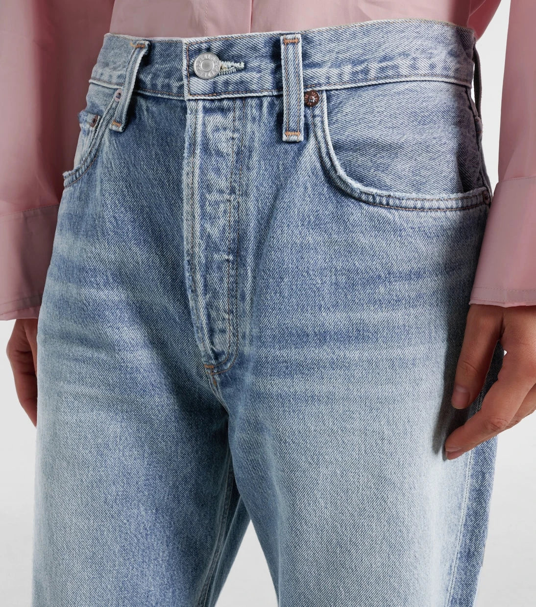 Agolde - Kelly high-rise straight jeans