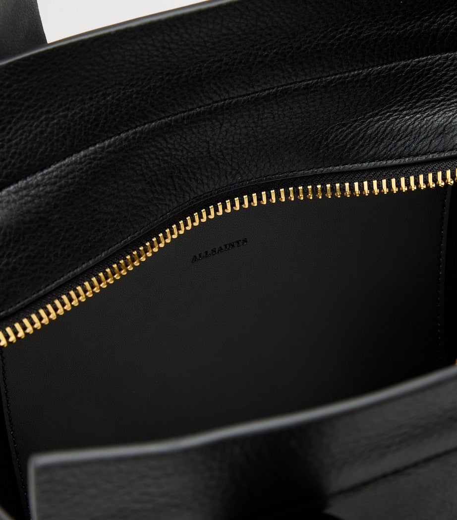 Mini Leather Perez Shoulder Bag BLACK