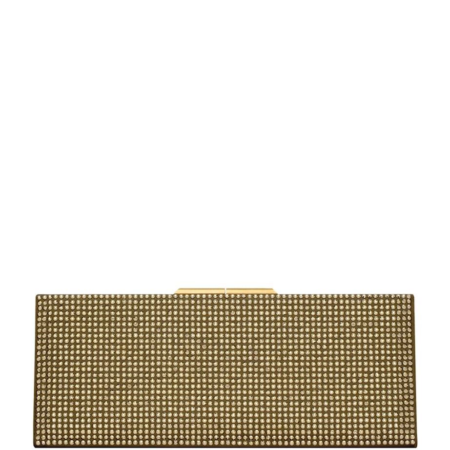 Saint Laurent Beige Small Midnight Clutch Bag