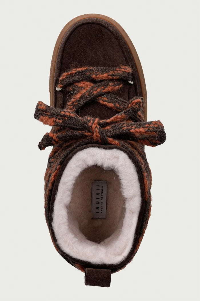 Inuikii Suede Knot kadın süet kar botları