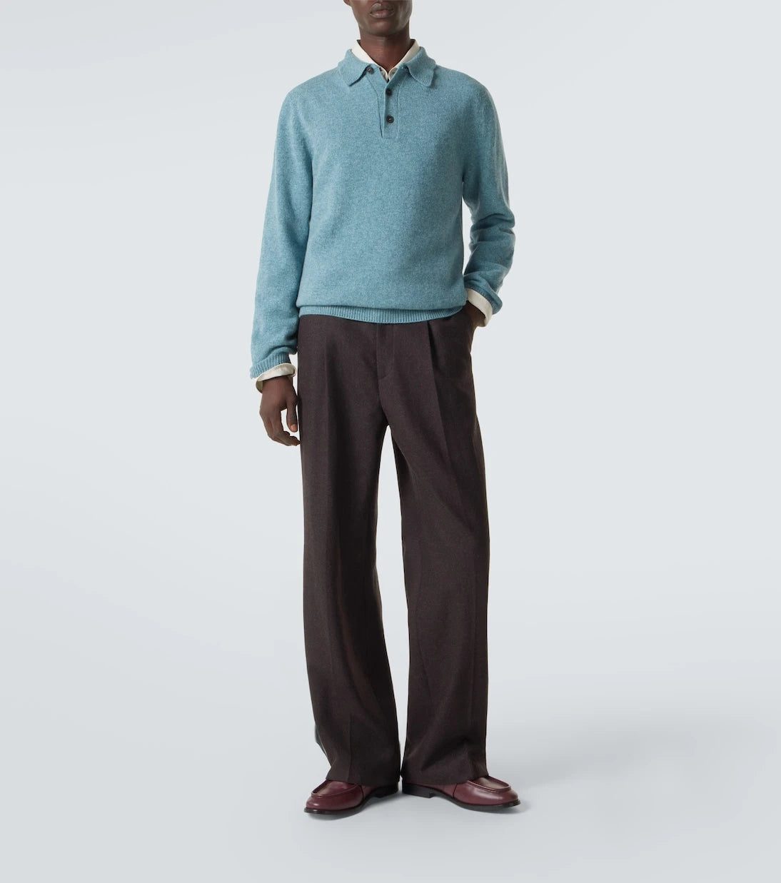 Sunspel - Wool polo shirt