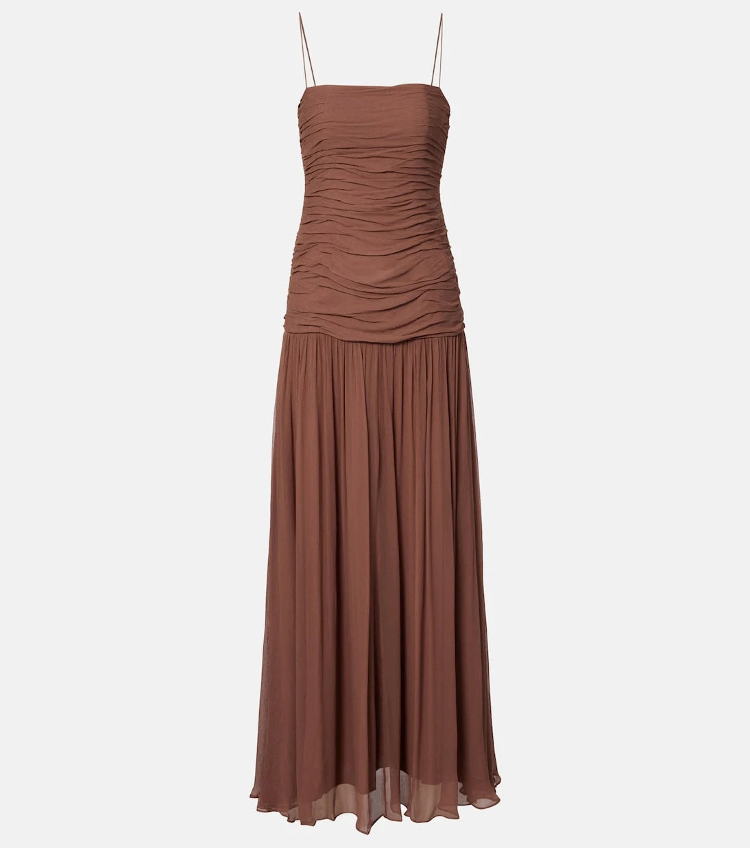 Staud - Dalton gathered ruched maxi dress