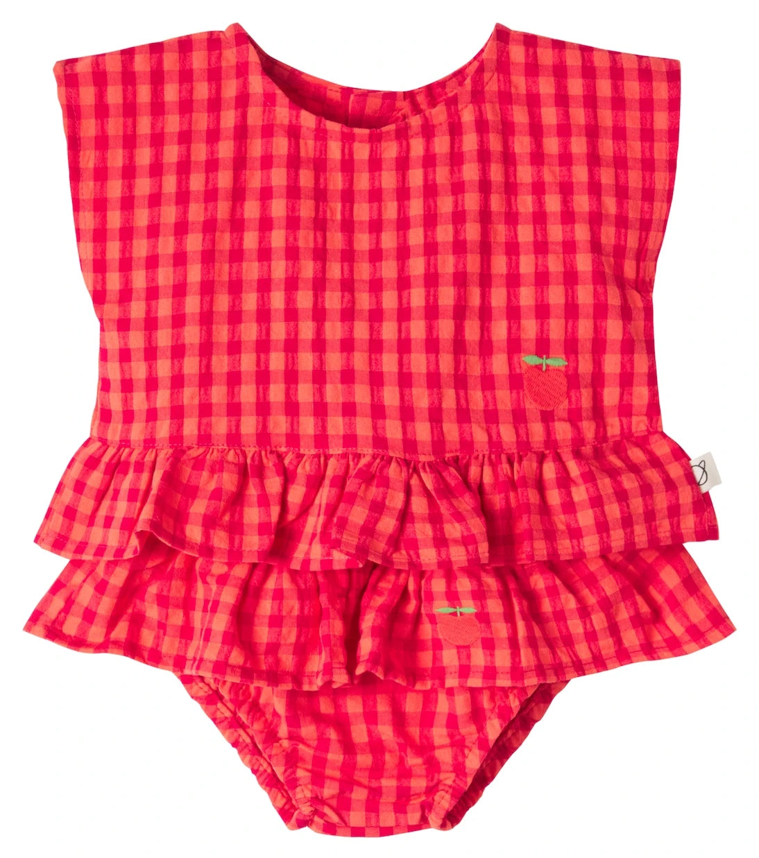 Cozmo - Baby Lua top and Coral bloomers set
