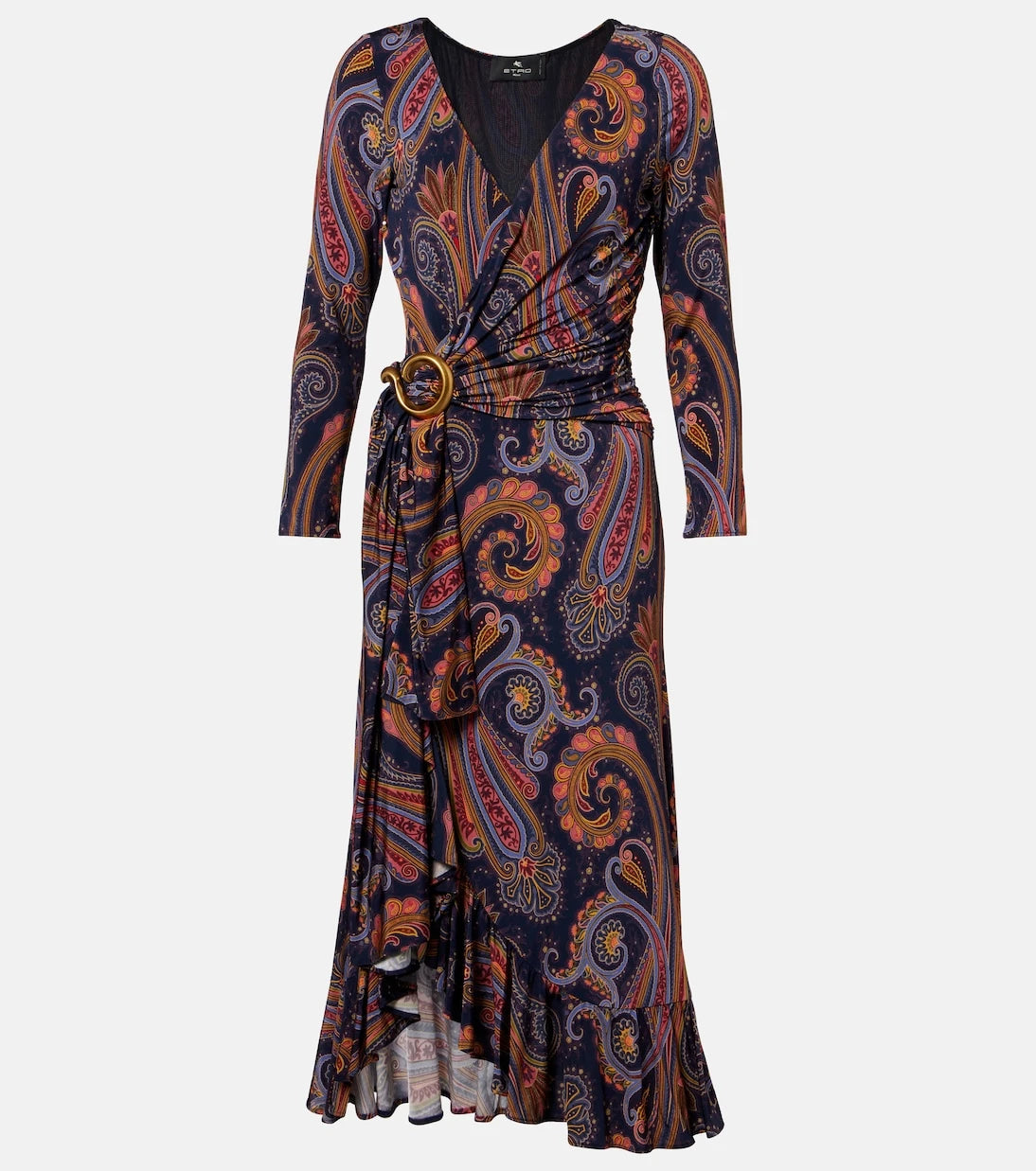 Etro - Paisley wrap dress