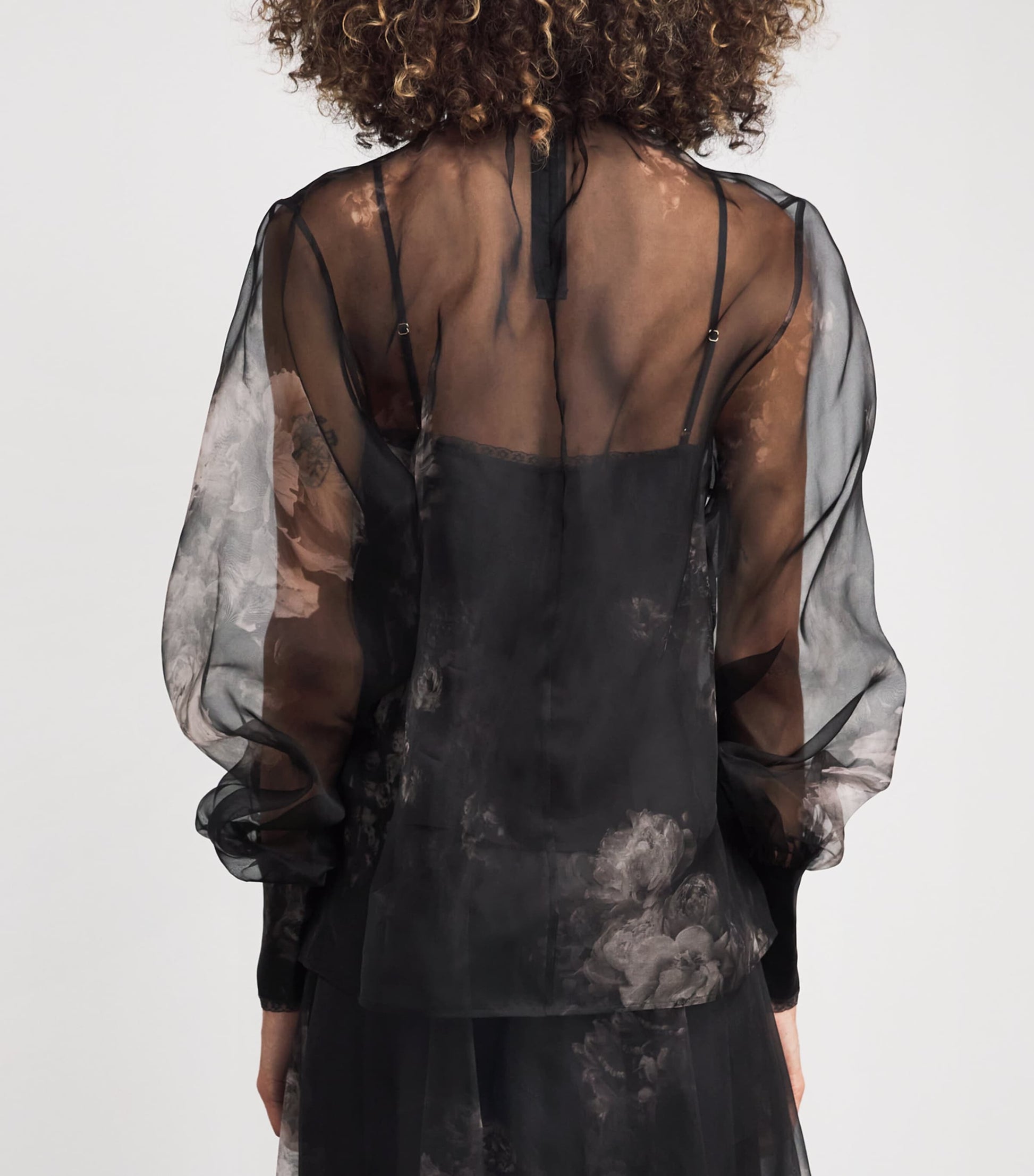 Zimmermann Black Silk Hypnotic Pussybow Blouse