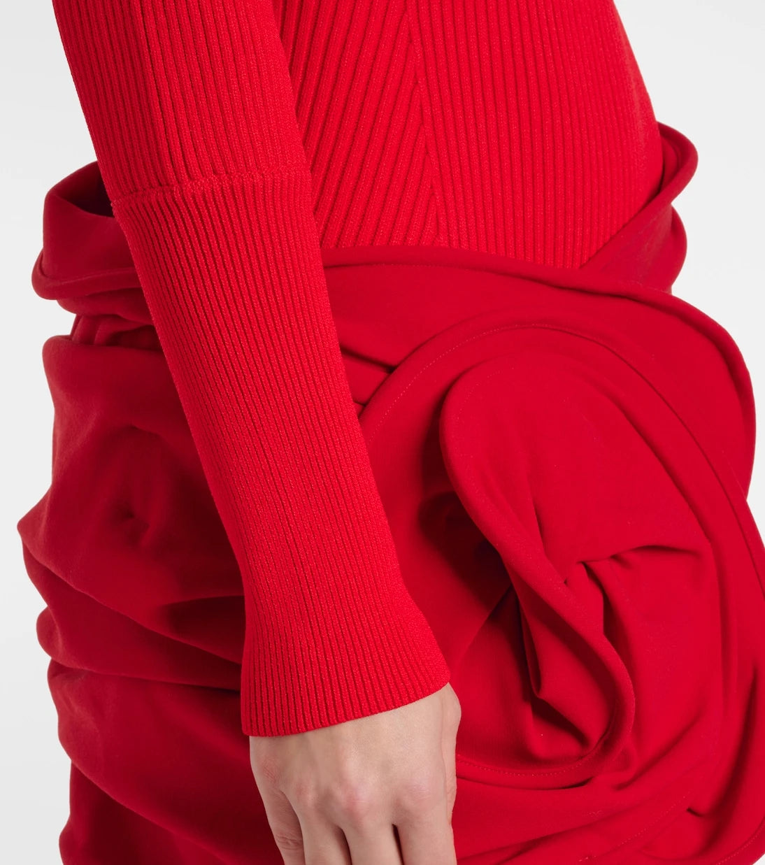 Magda Butrym - Ribbed-knit turtleneck bodysuit