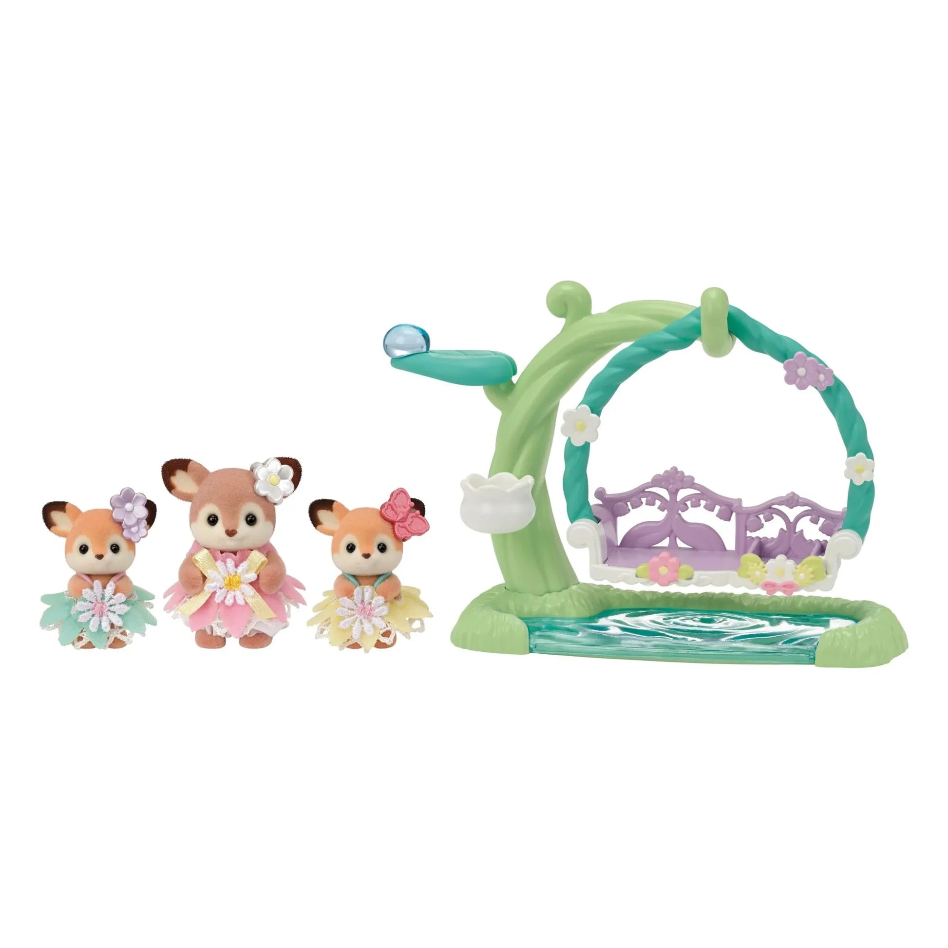 Sylvanian Families - Doe and swing babies