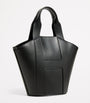 Harrods Grab Leather Tote Bag