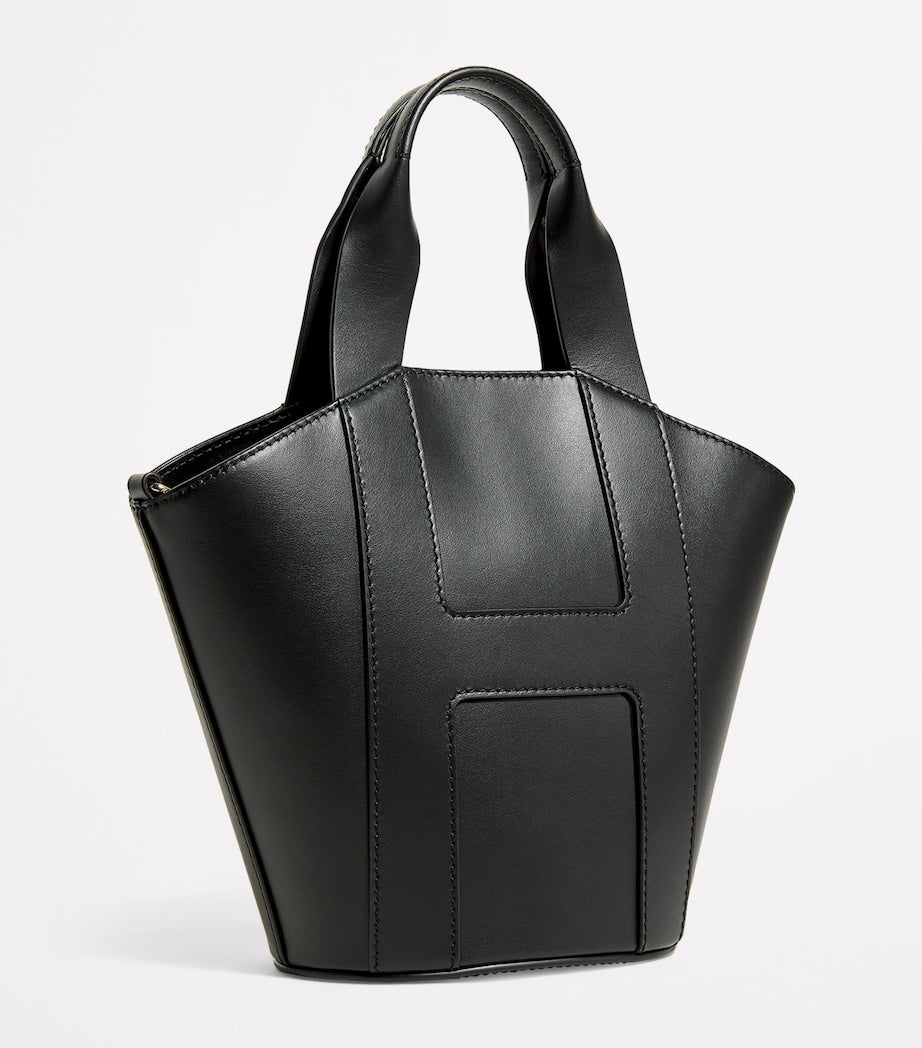 Harrods Grab Leather Tote Bag