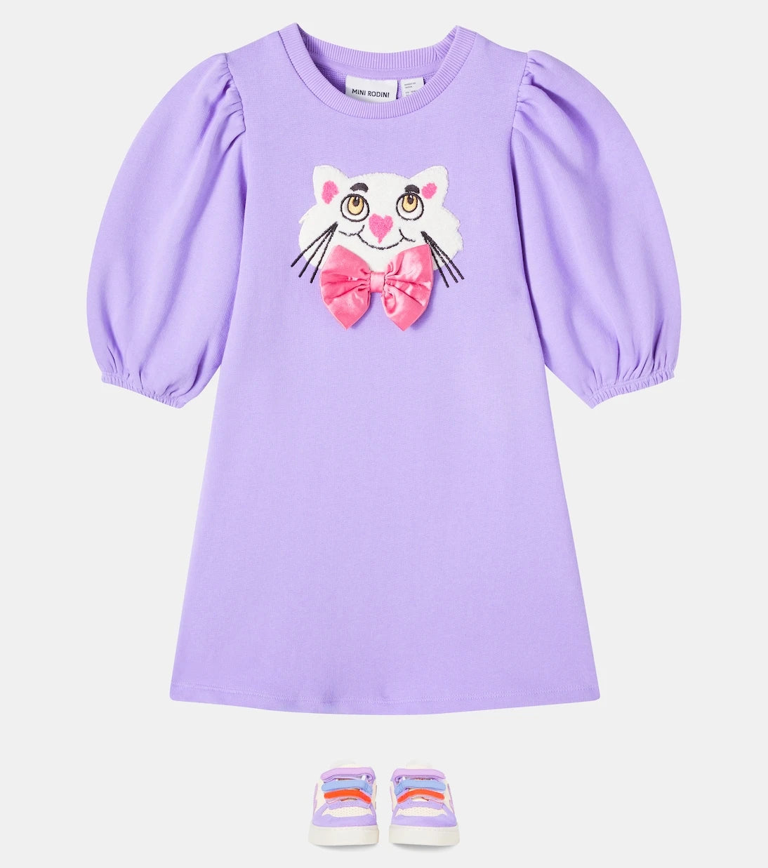 Mini Rodini - Patch-appliqué cotton dress