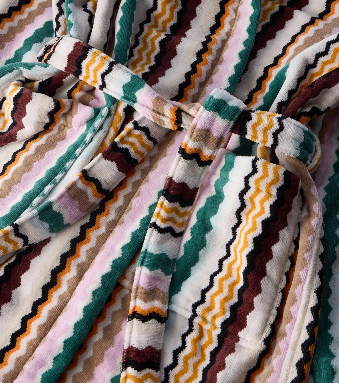 Missoni - Aura Zigzag cotton bathrobe