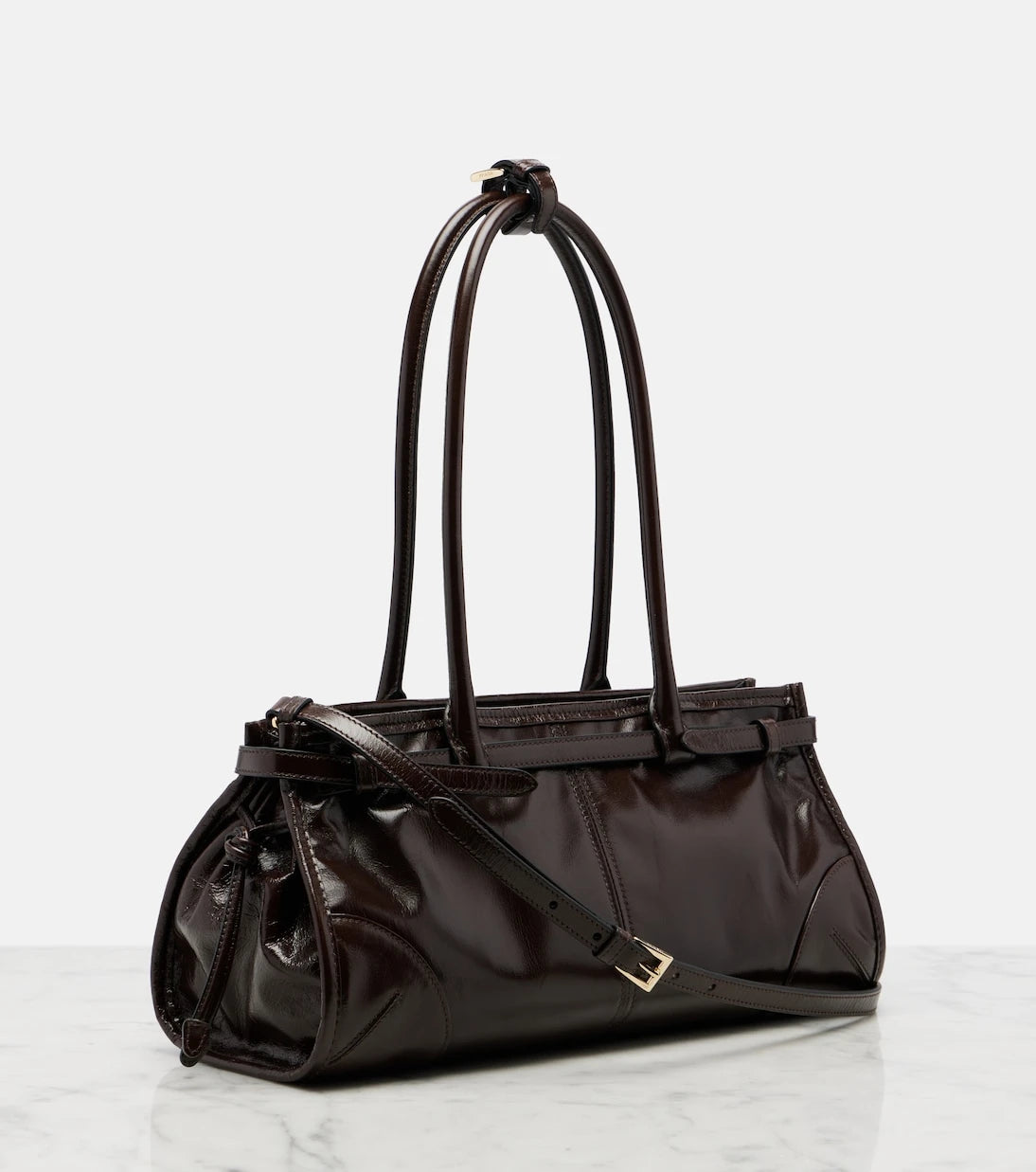 Prada - Prada Bonnie Medium leather shoulder bag