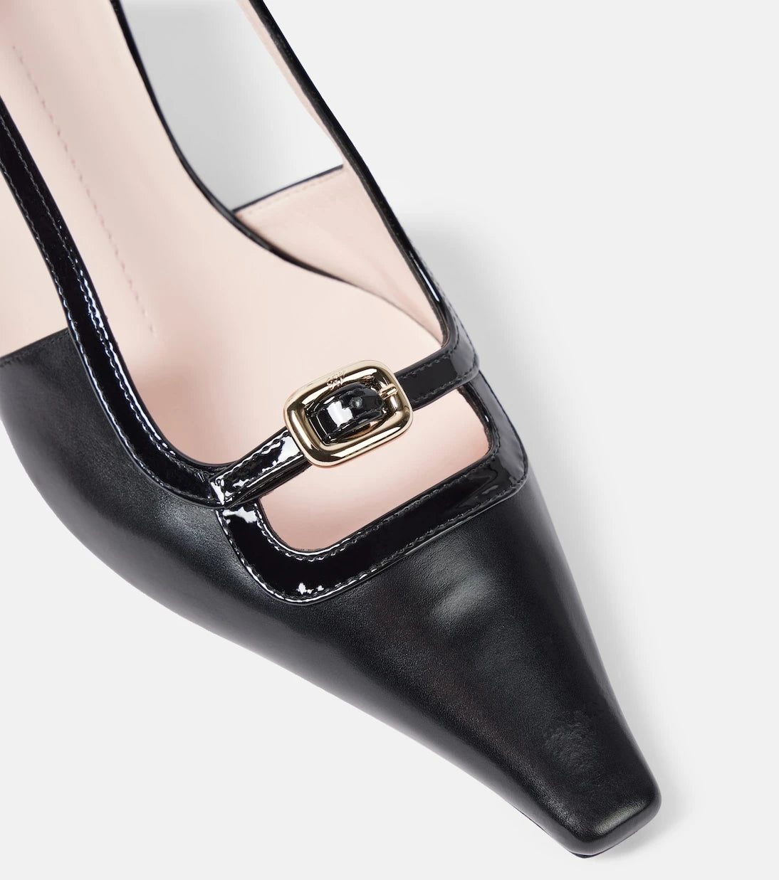 Roger Vivier - Viv' Canard 55 leather slingback pumps