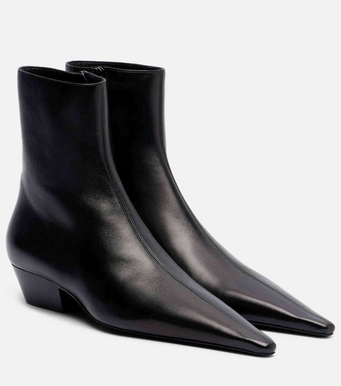 Saint Laurent - Jill leather ankle boots