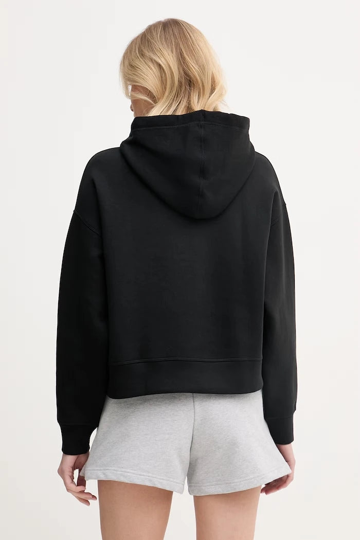 Lacoste суичър с качулка дамски с памук