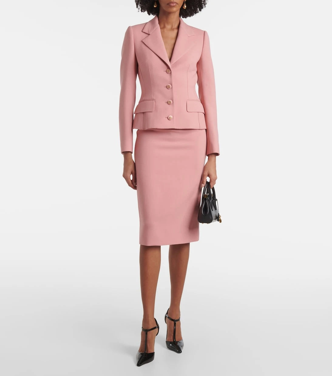 Dolce&Gabbana - DG virgin wool pencil skirt
