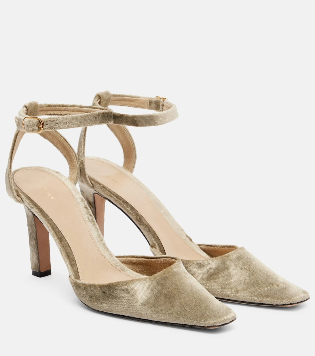 The Row - Carla 80 velvet pumps