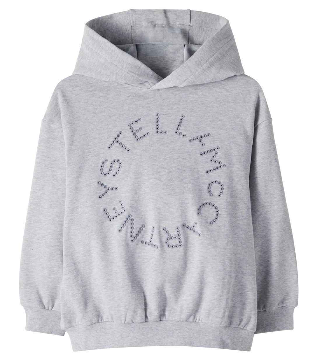 Stella McCartney Kids - Logo embroidered cotton hoodie