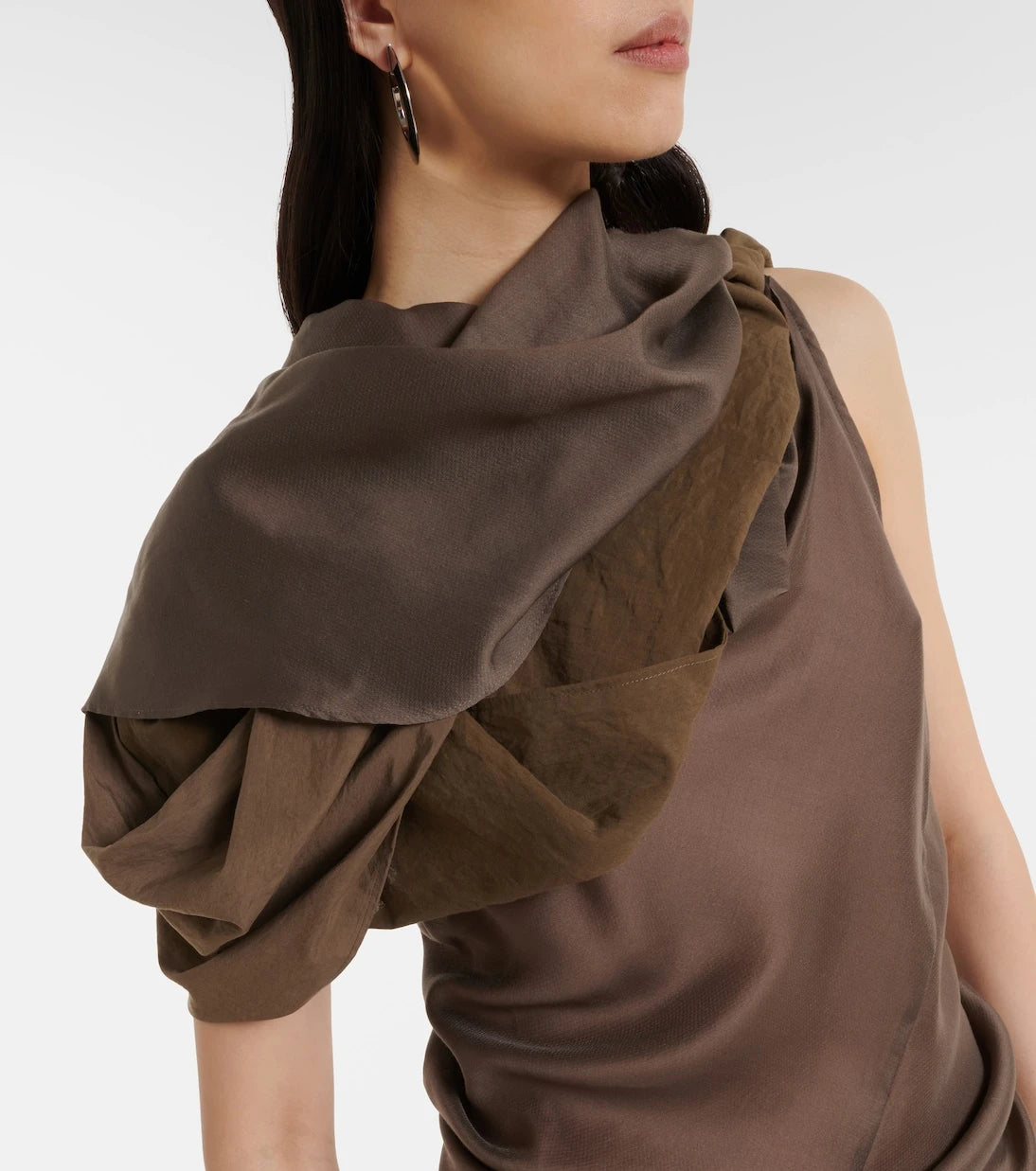 Entire Studios - One-shoulder satin top