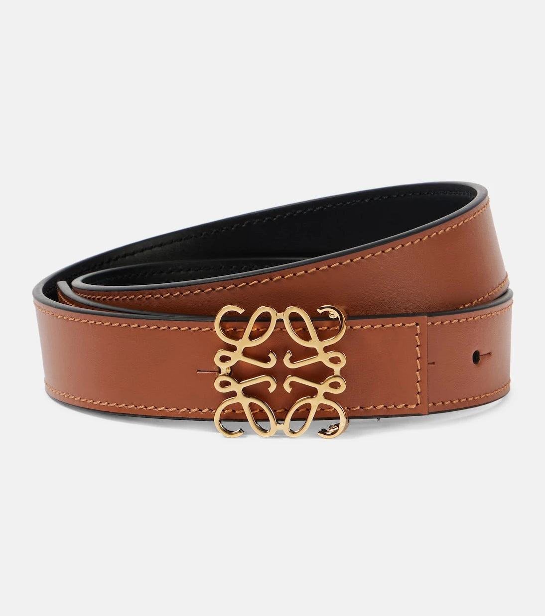Loewe - حزام Anagram جلدي بوجهين