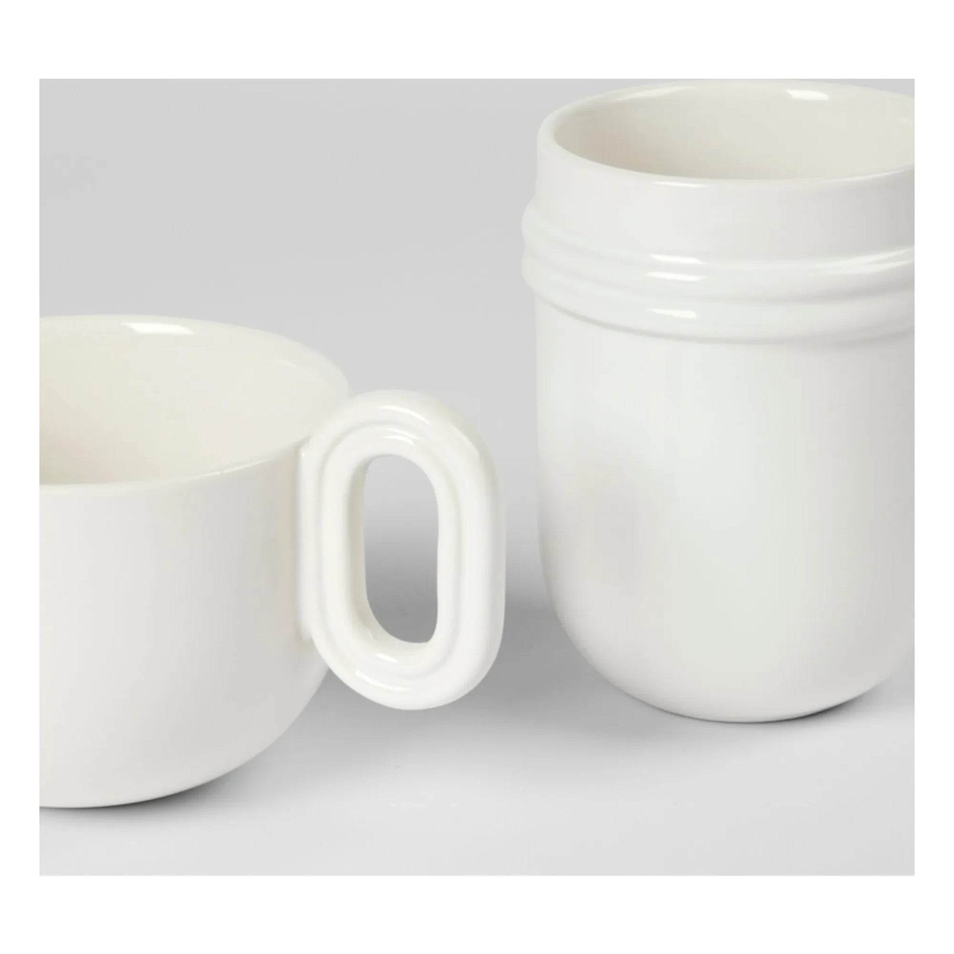 Broste Copenhagen - Stevns stoneware espresso cup | White