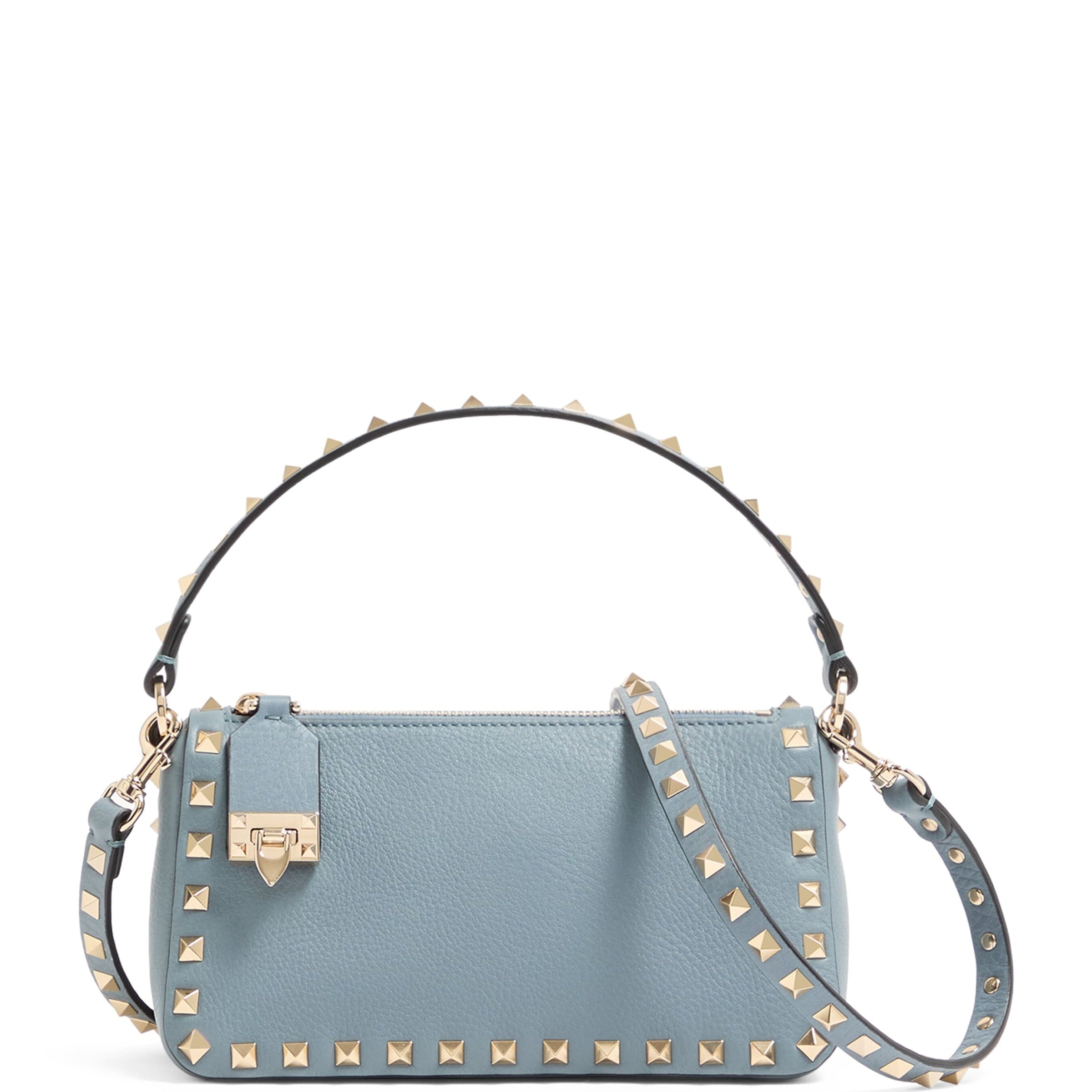Valentino Garavani Small Leather Rockstud Shoulder Bag