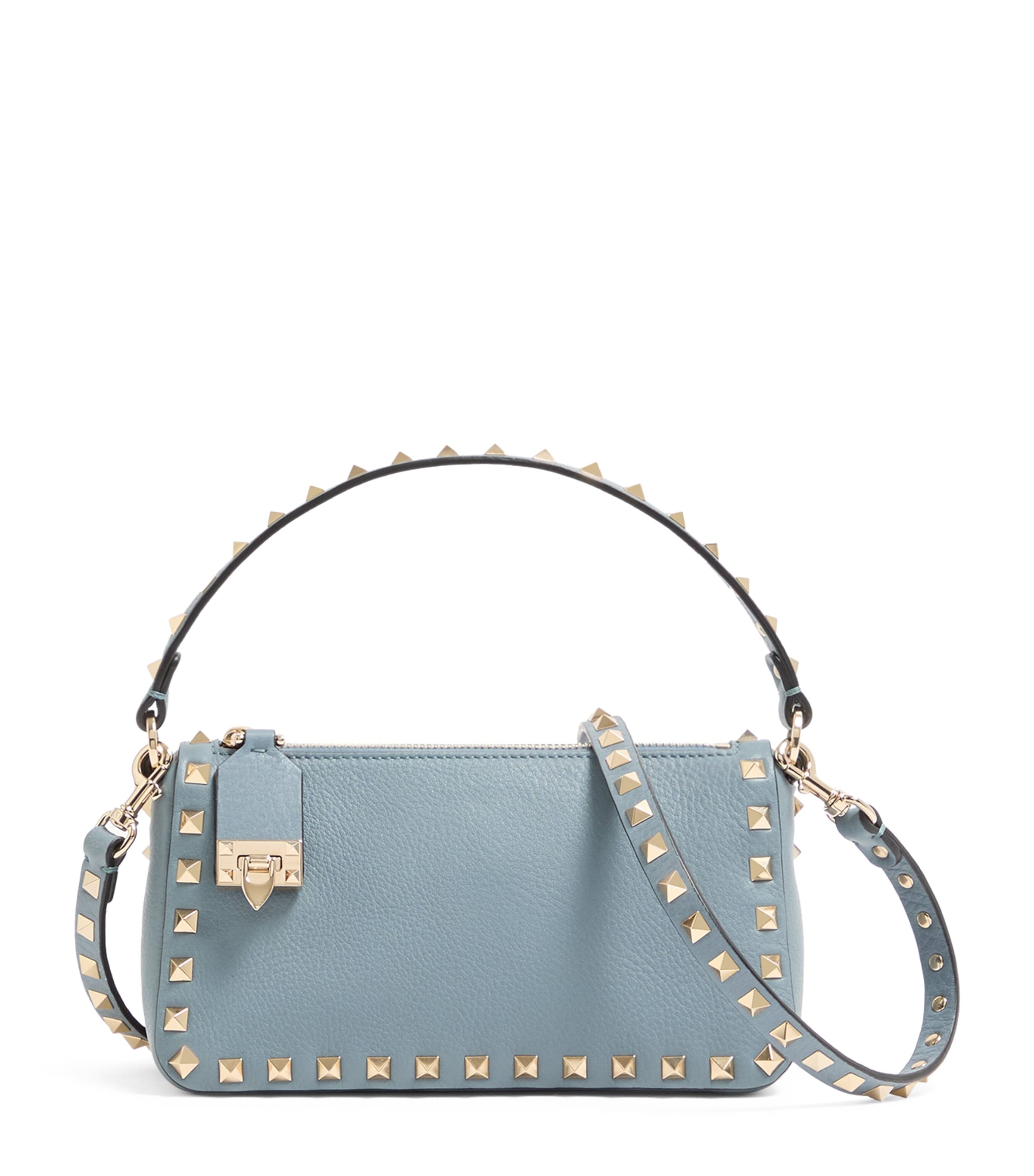 Valentino Garavani Small Leather Rockstud Shoulder Bag