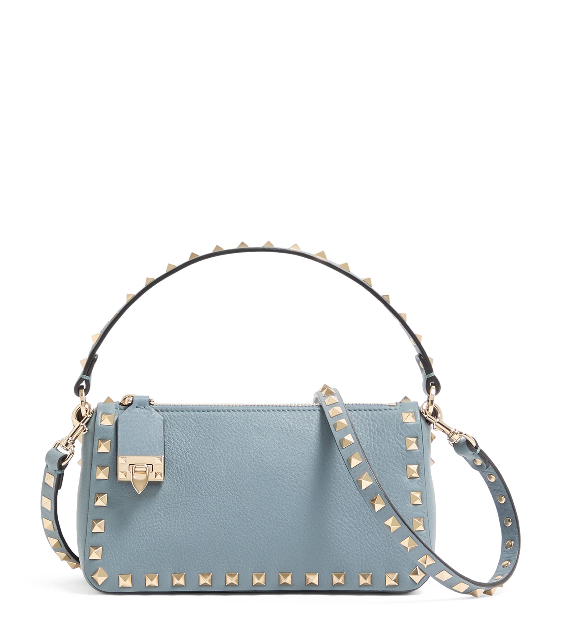 Valentino Garavani Small Leather Rockstud Shoulder Bag