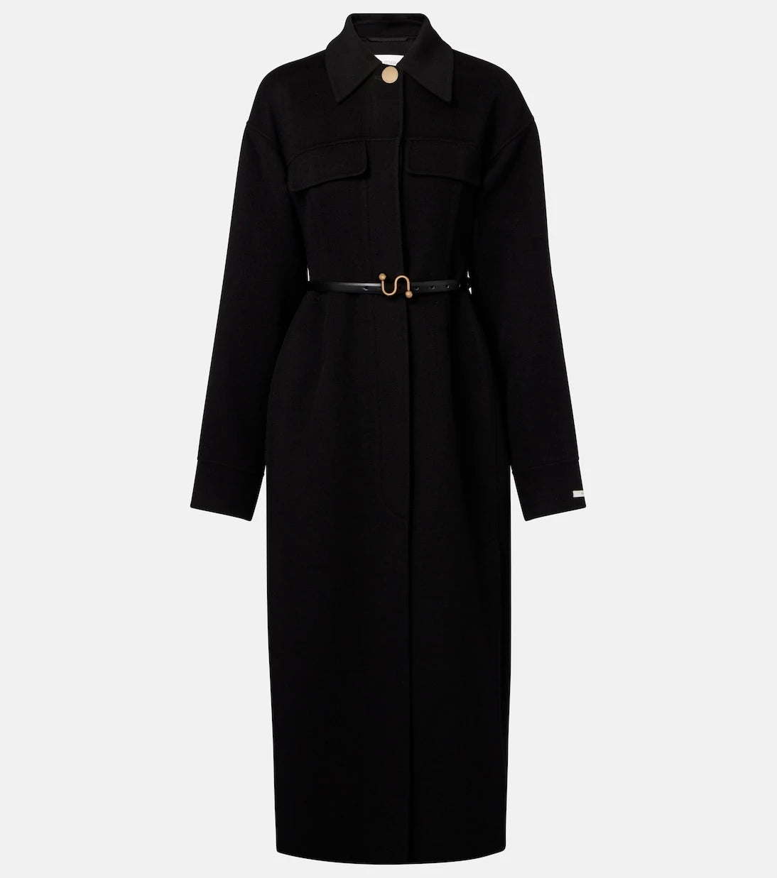 Sportmax - Olio virgin wool coat