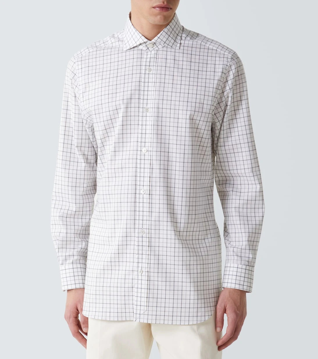 Dunhill - Checked cotton shirt