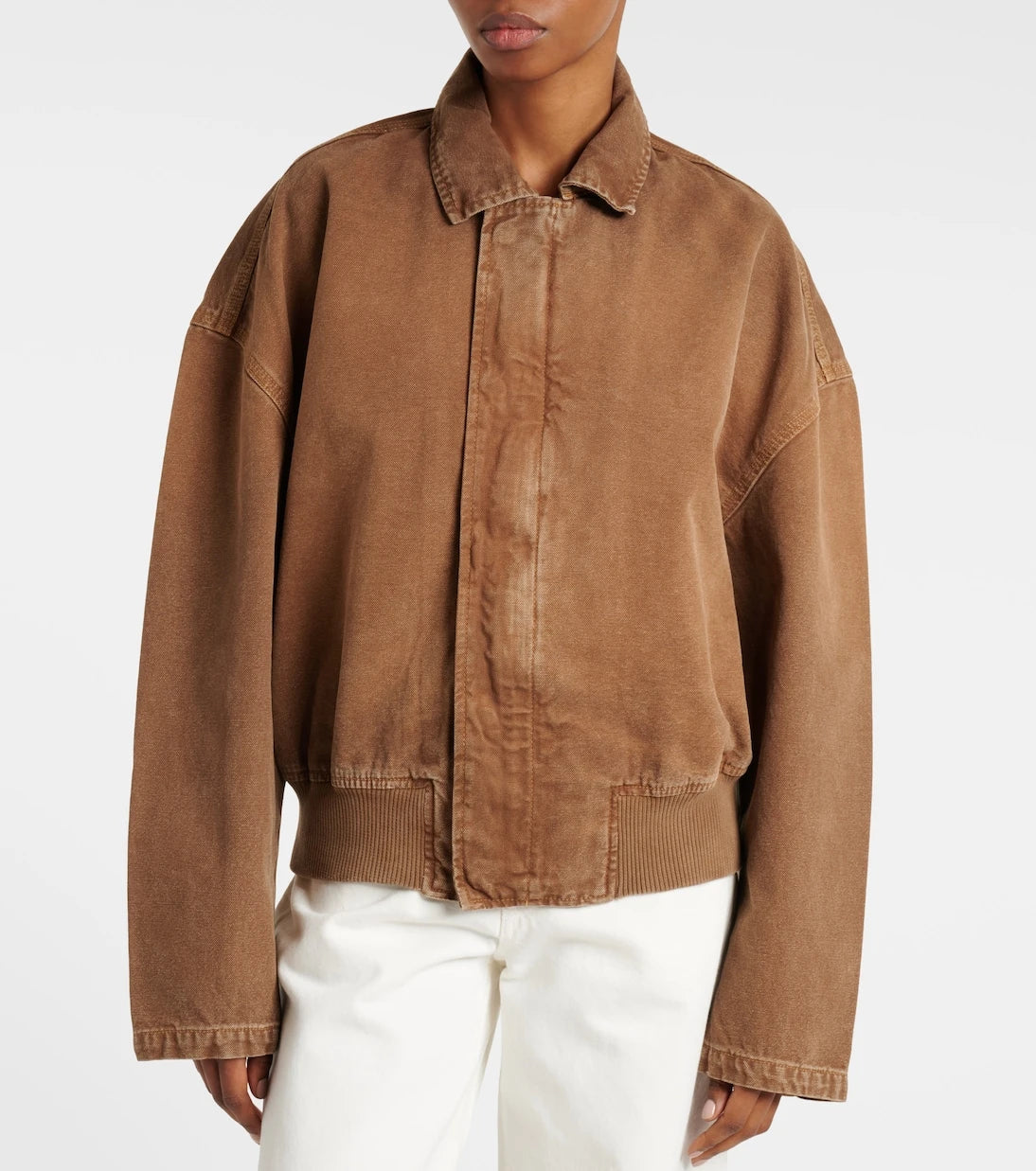 Slvrlake - Harlem cotton canvas bomber jacket