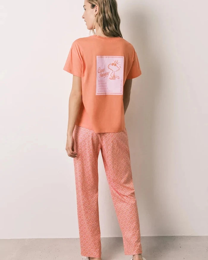women'secret kadın pamuklu iki parçalı pijama