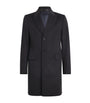 Paul Smith Blue Wool-Cashmere Overcoat