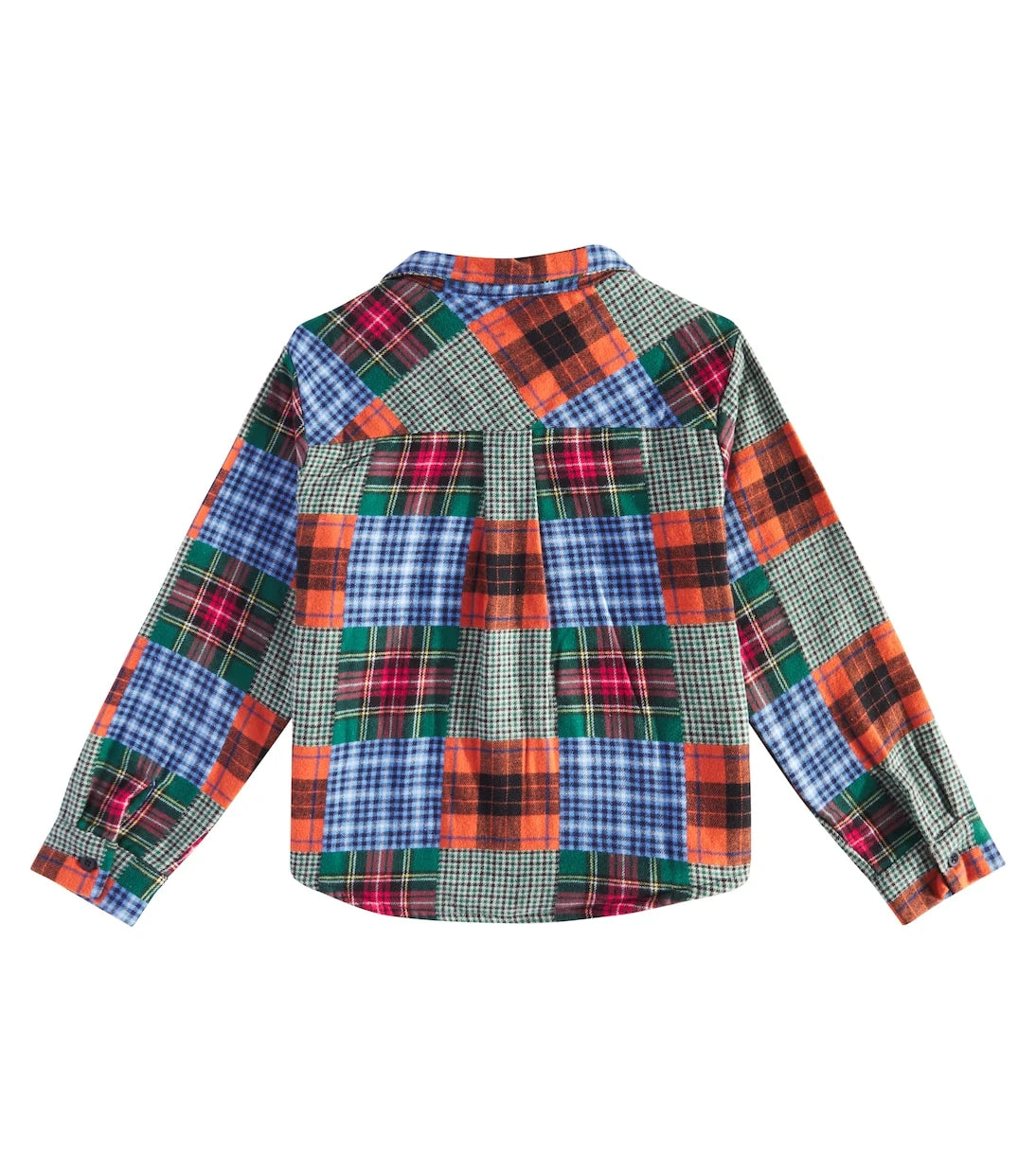 The New Society - Perth patchwork cotton shirt