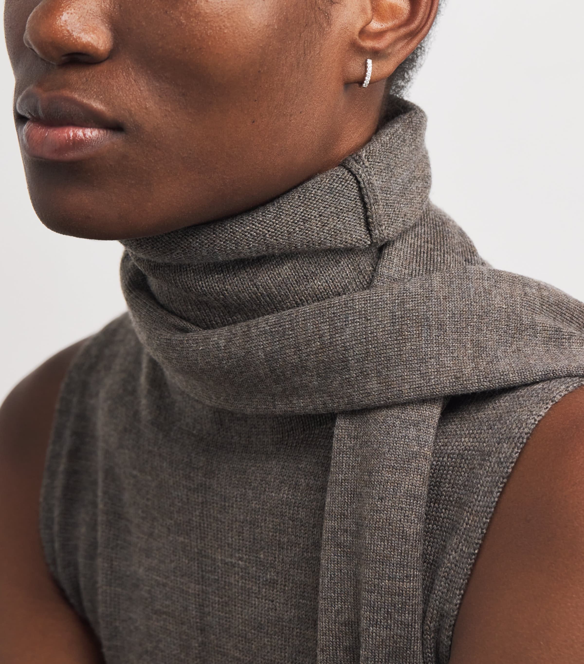 White Gold and Diamond Huggie Earrings (0.20ctw)