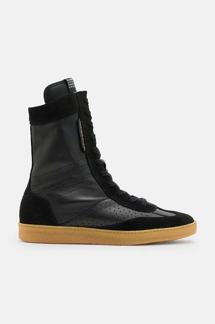 Кожени боти AllSaints Louise High Top