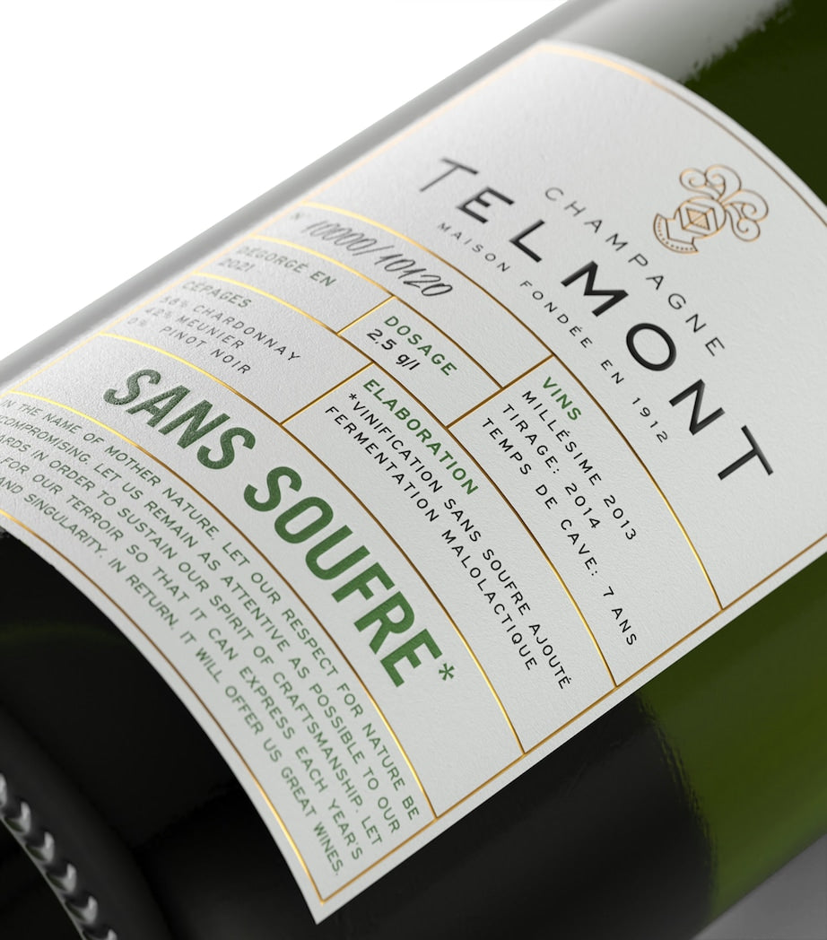 Champagne Telmont Telmont Sans Soufre Champagne (75cl) – Champagne, France