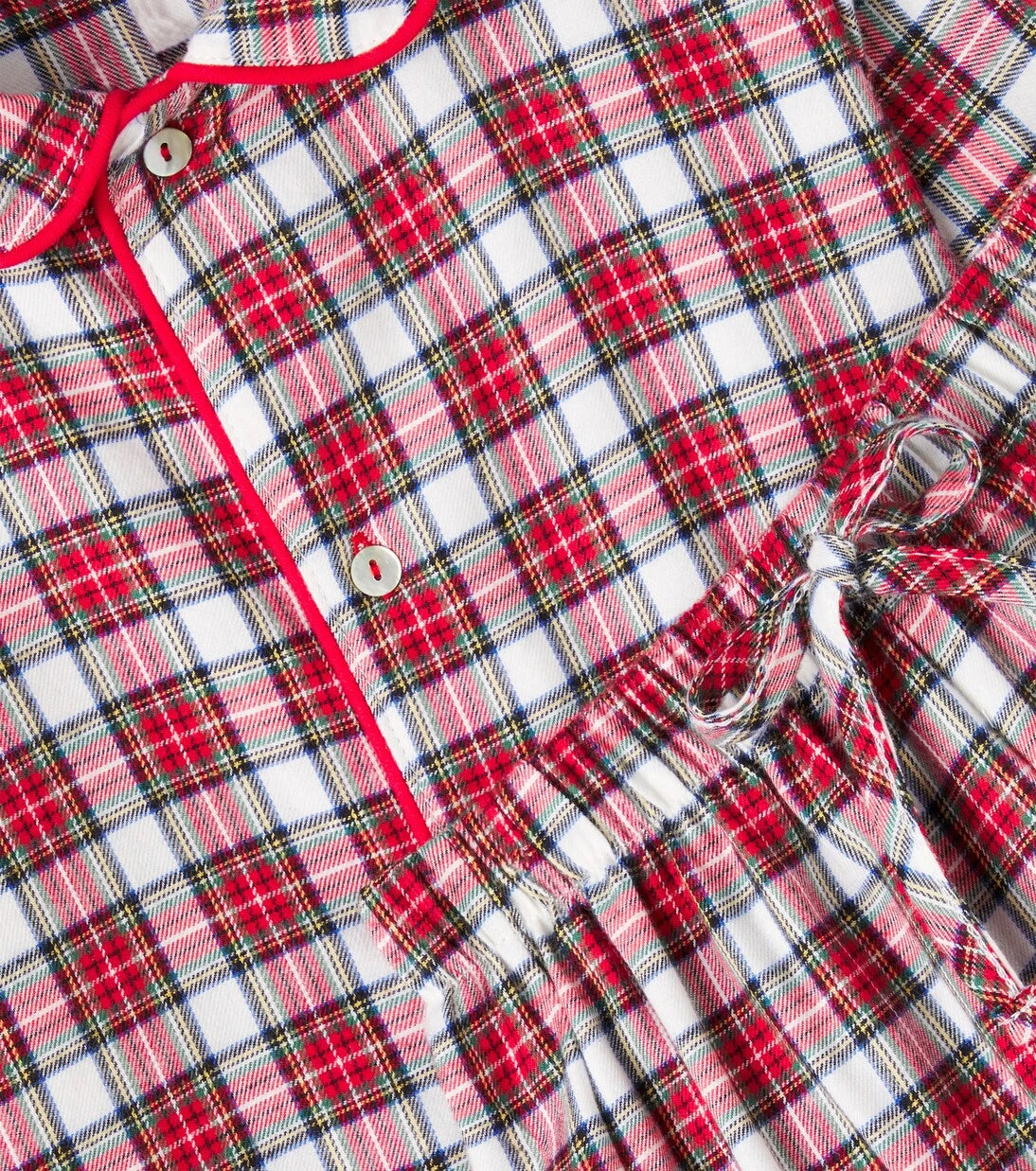 La Coqueta - Checked cotton pajamas