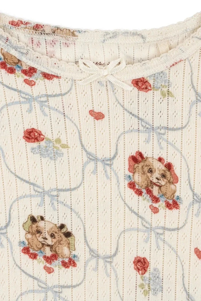 Konges Sløjd MINNIE BLOUSE GOTS Uzun Kollu Çocuk Bluz