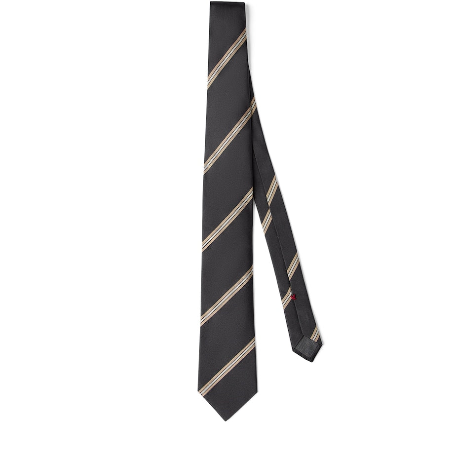 Silk Regimental Stripe Tie