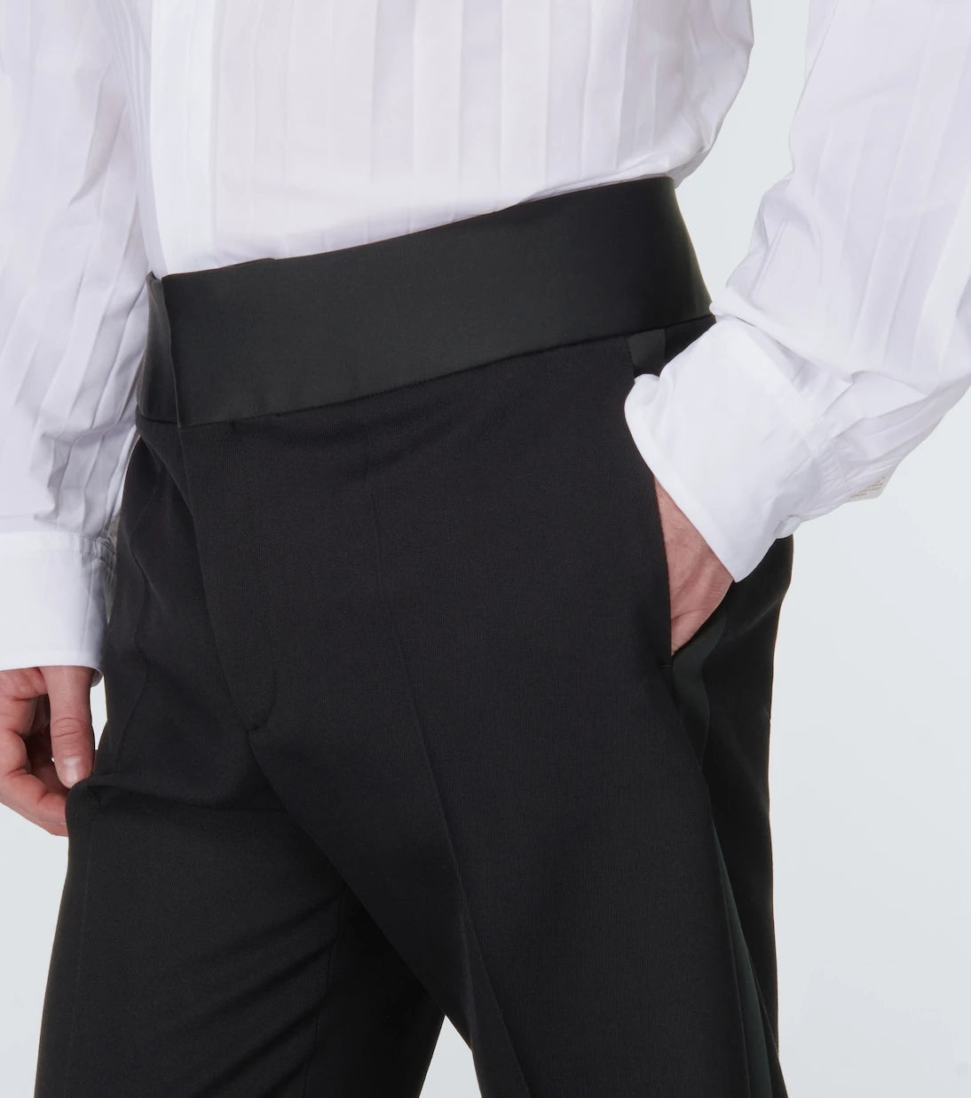 Valentino - Straight virgin wool pants