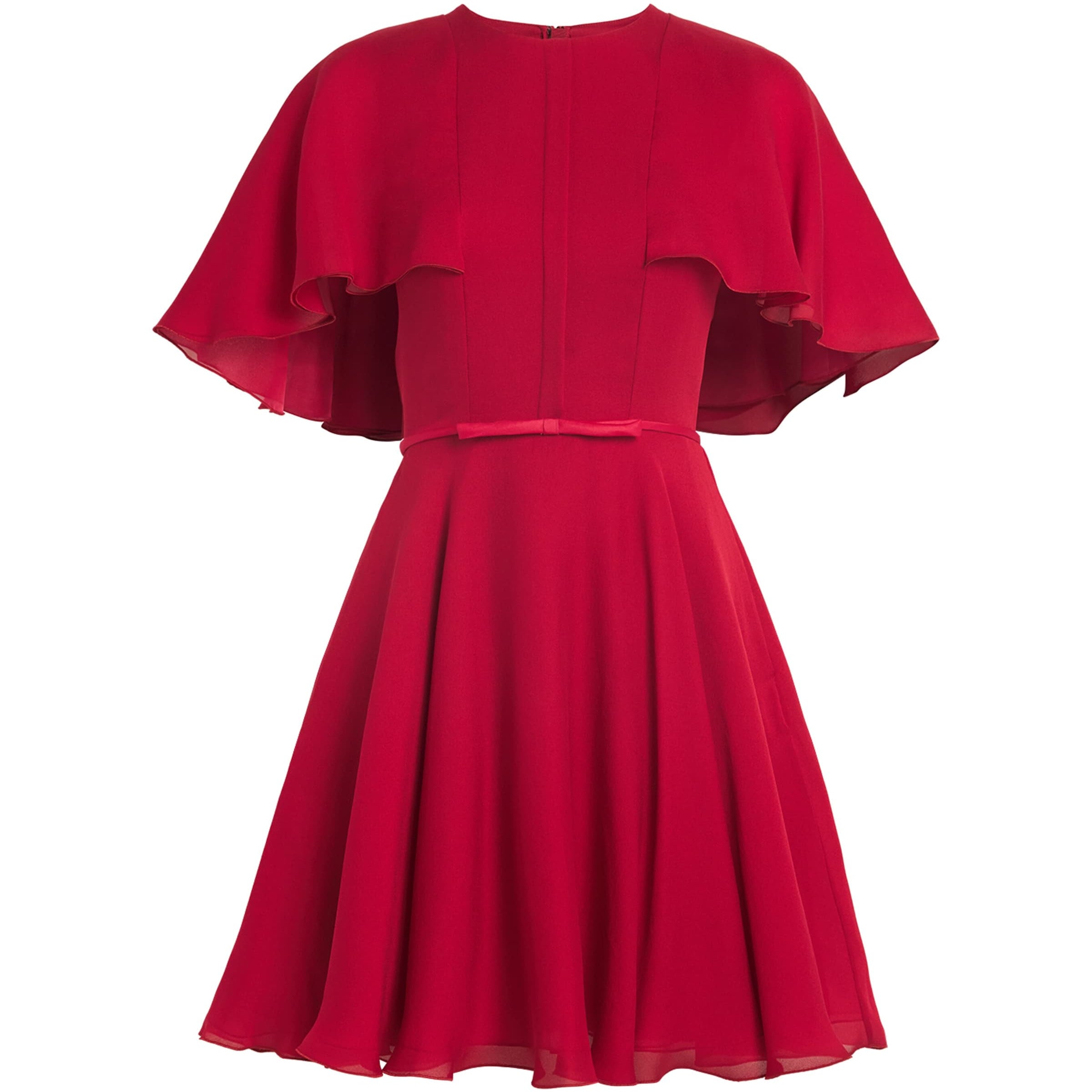 Silk Belted Mini Dress