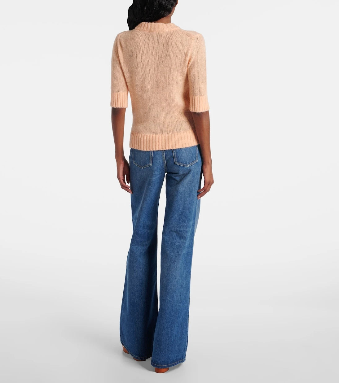 Chloé - Logo alpaca and silk sweater
