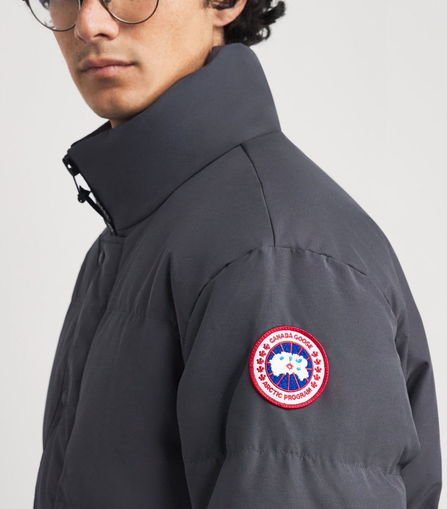 Canada Goose Grey Down Water-Repellent Bayview Puffer Jacket