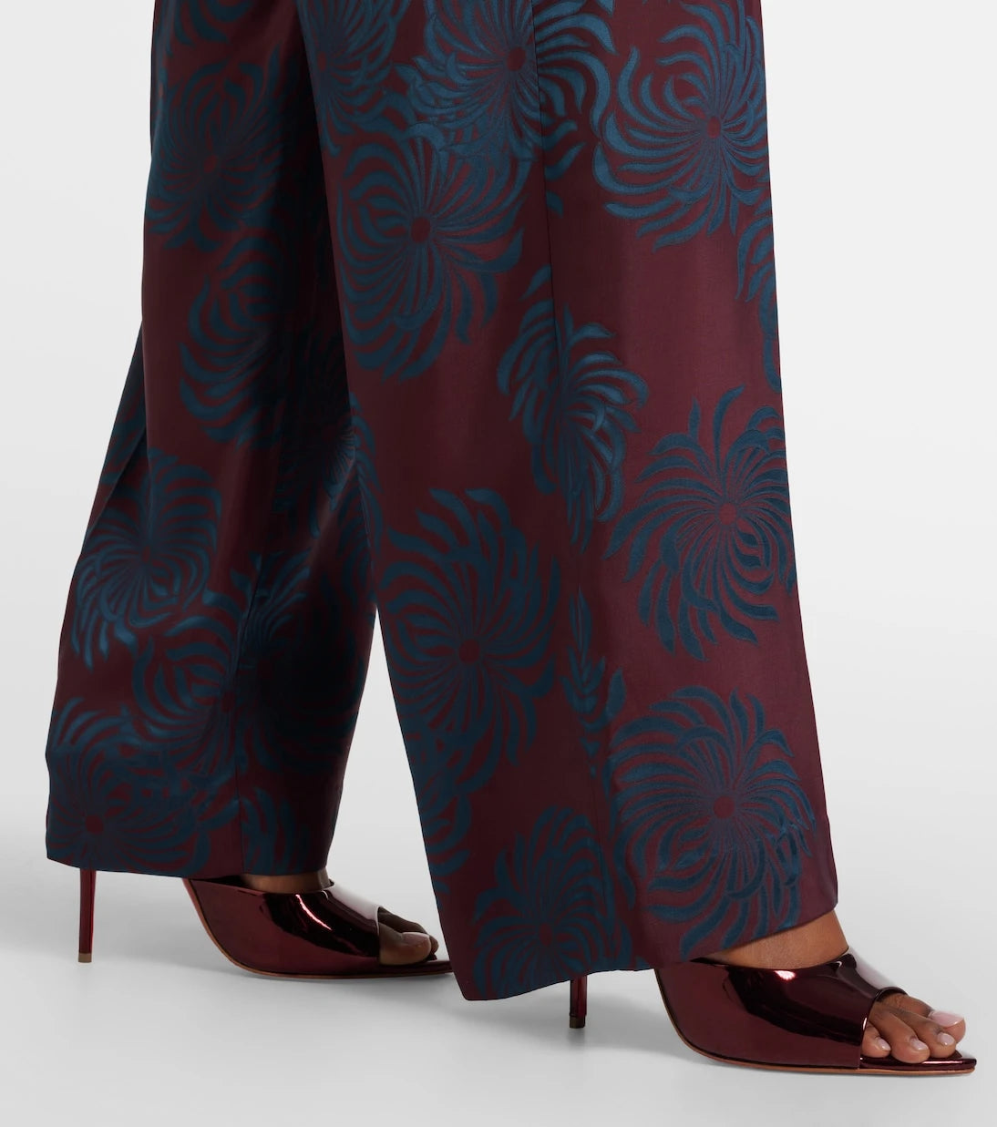 Christian Louboutin - Miss Z 100 mirrored leather mules