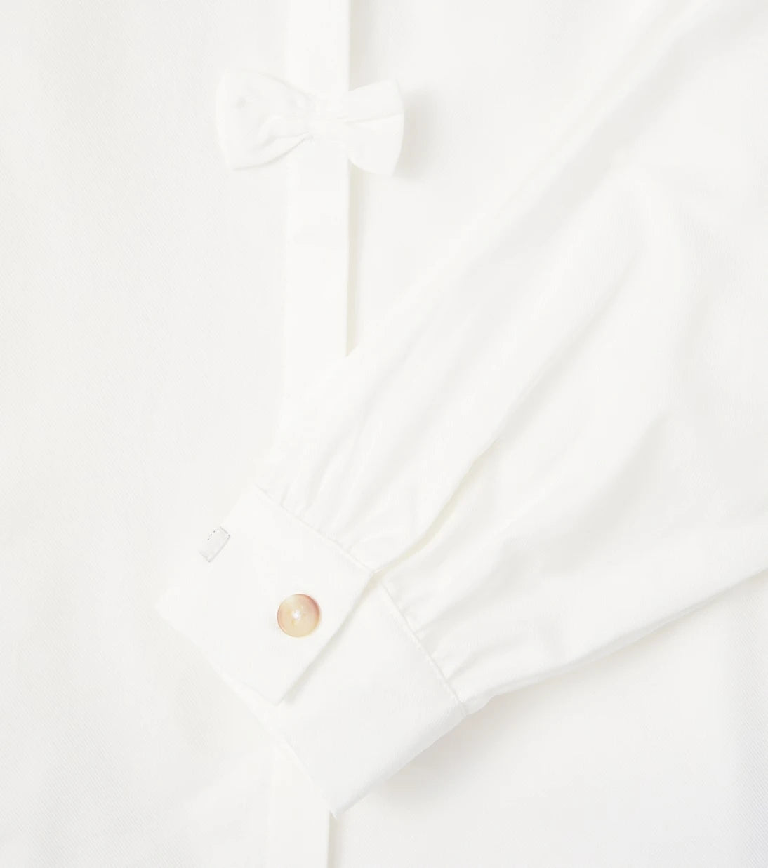 Donsje - Kresi bow-detail cotton poplin shirt