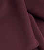 Wolk Morais Burgundy Cashmere On Set Wrap Coat