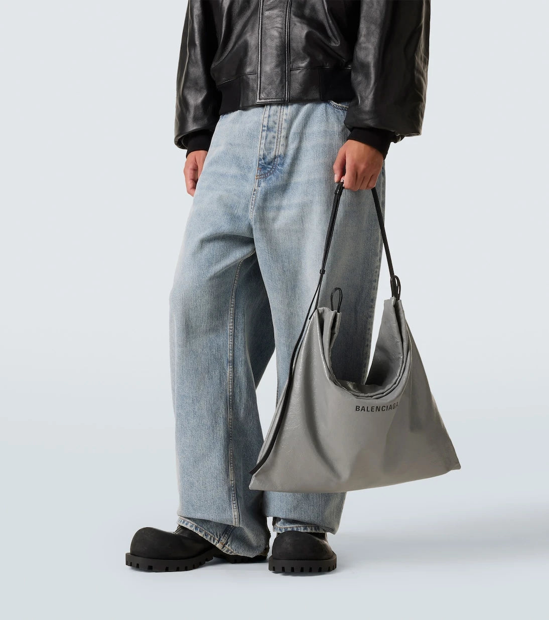 Balenciaga - Deri omuz çantası