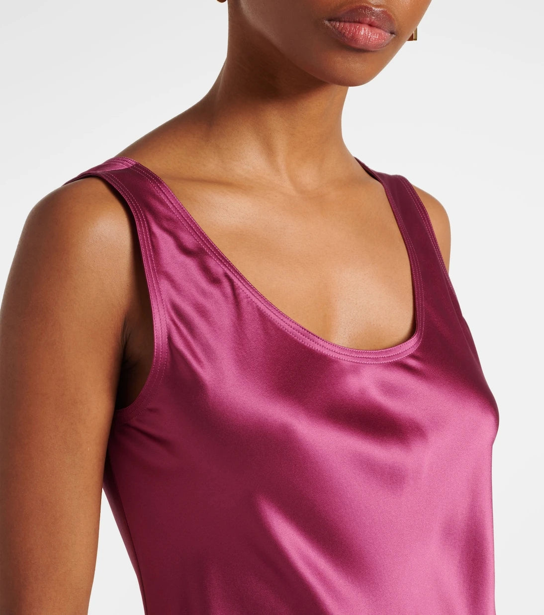 Max Mara - Banjo silk satin midi dress
