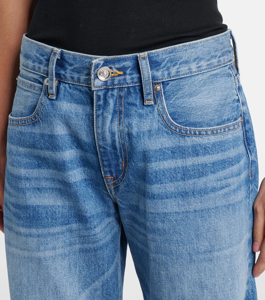 Slvrlake - Ellie low-rise wide-leg jeans